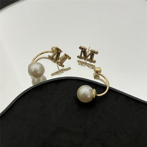 High Quality Luxury Maxmara M Letter Earrings product detail