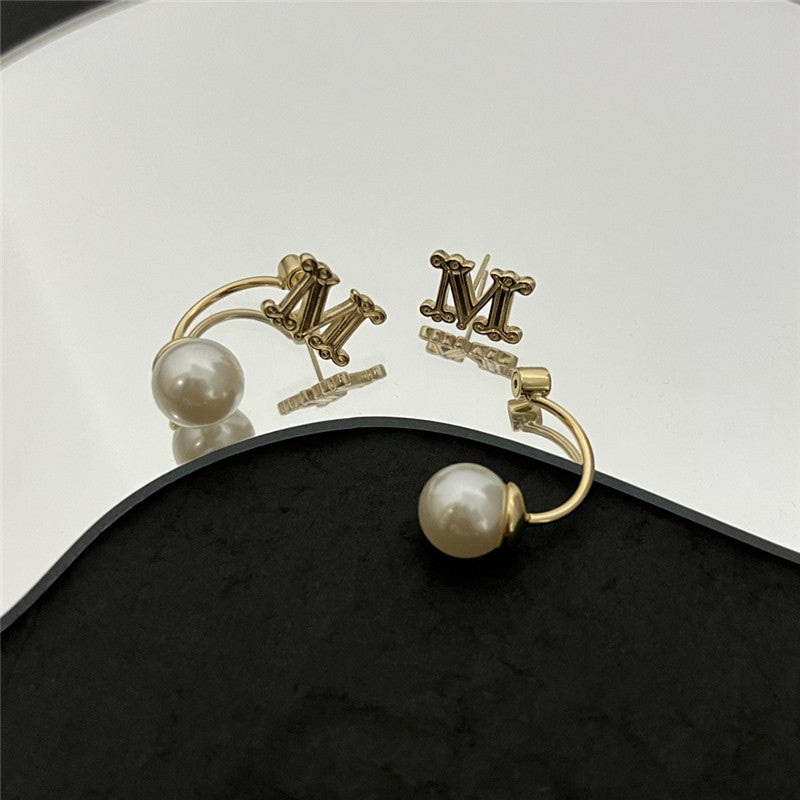High Quality Luxury Maxmara M Letter Earrings product detail