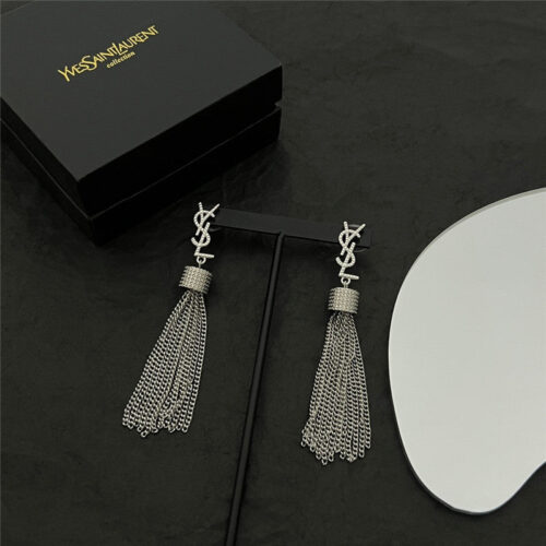 High Quality Luxury YSL Letter Earrings alternate view