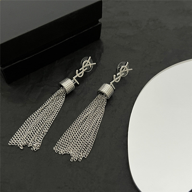 High Quality Luxury YSL Letter Earrings product detail