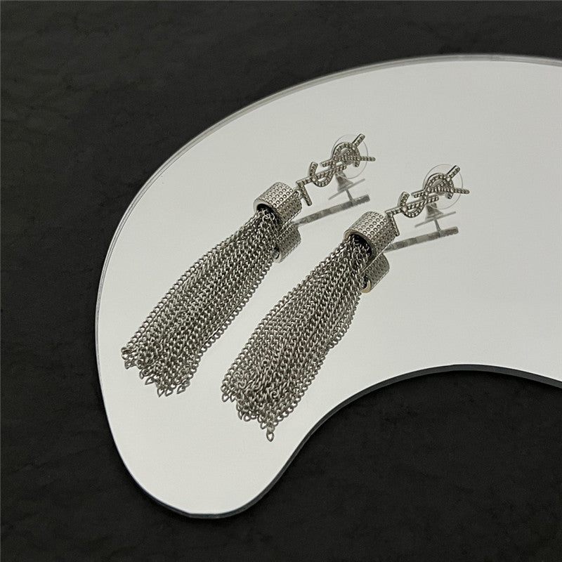 High Quality Luxury YSL Letter Earrings product detail