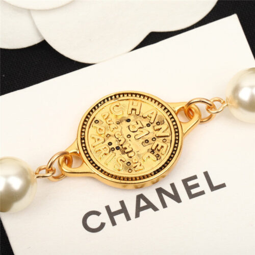 High Quality Luxury Chanel Gold Coin Pearl Long Chain product detail