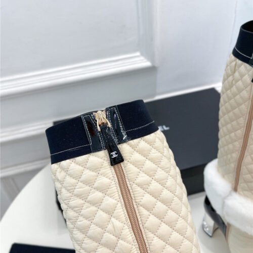 High Quality Luxury Chanel Electroplated Heel Down Boots product detail