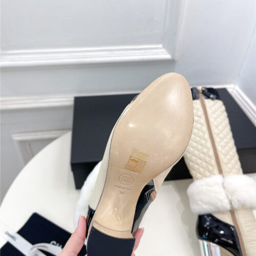 High Quality Luxury Chanel Electroplated Heel Down Boots product detail