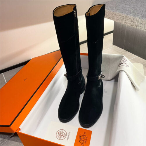 High Quality Luxury Hermes Kelly Buckle Martin Boots – Style 71523