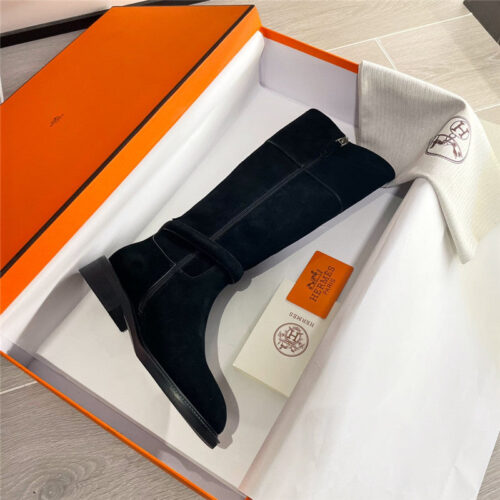 High Quality Luxury Hermes Kelly Buckle Martin Boots – Style 71523 product detail
