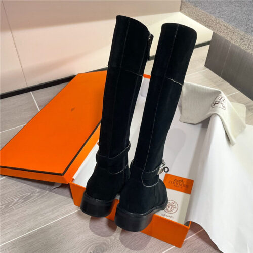High Quality Luxury Hermes Kelly Buckle Martin Boots – Style 71523 product detail