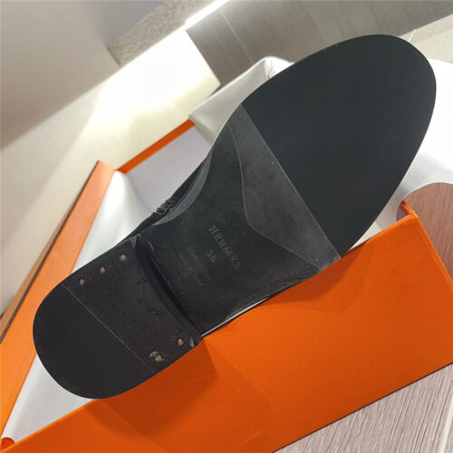 High Quality Luxury Hermes Kelly Buckle Martin Boots – Style 71523 product detail