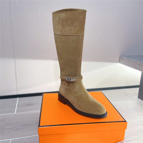 High Quality Luxury Hermes Kelly Buckle Martin Boots – Style 37059 product detail