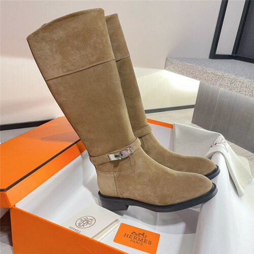 High Quality Luxury Hermes Kelly Buckle Martin Boots – Style 37059 product detail