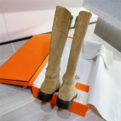 High Quality Luxury Hermes Kelly Buckle Martin Boots – Style 37059 product detail