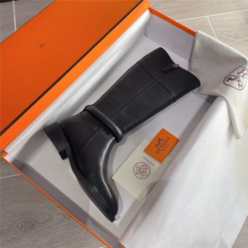 High Quality Luxury Hermes Kelly Buckle Martin Boots – Style 35363 product detail
