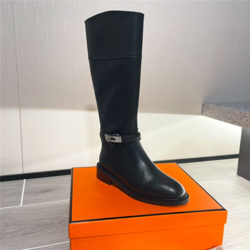 High Quality Luxury Hermes Kelly Buckle Martin Boots – Style 35363 product detail
