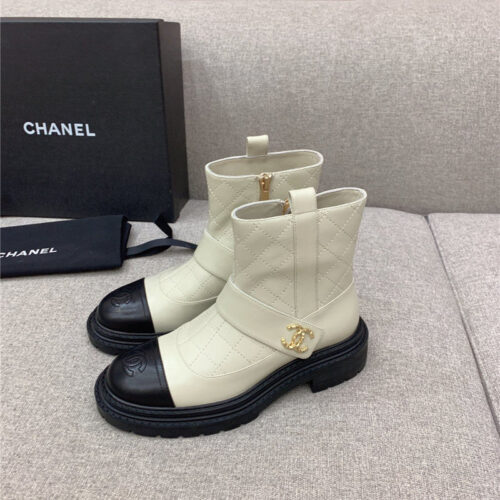 High Quality Luxury Chanel New Short Boots alternate view