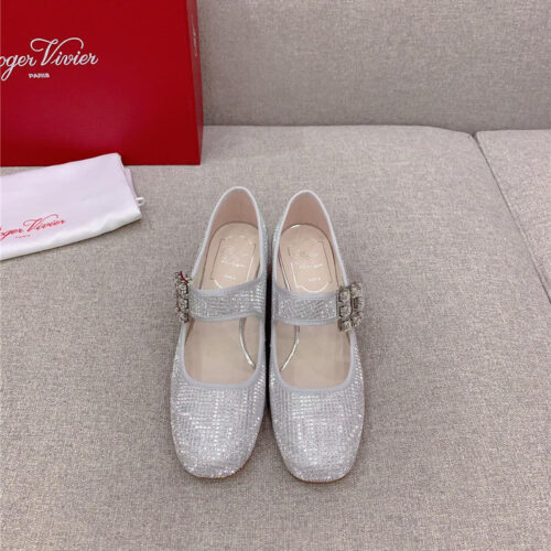 High Quality Luxury Roger Vivor New High Heel Mary Jane Shoes alternate view