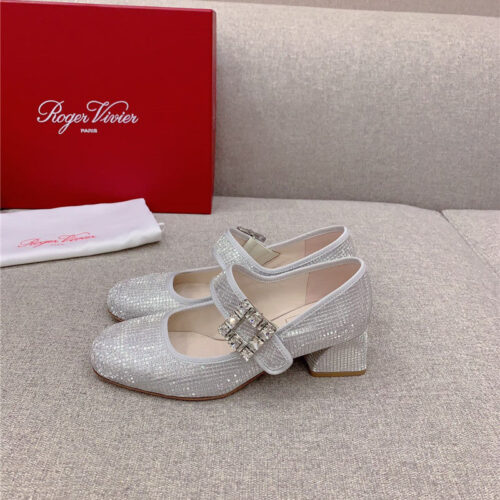 High Quality Luxury Roger Vivor New High Heel Mary Jane Shoes product detail