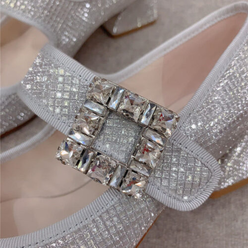 High Quality Luxury Roger Vivor New High Heel Mary Jane Shoes product detail