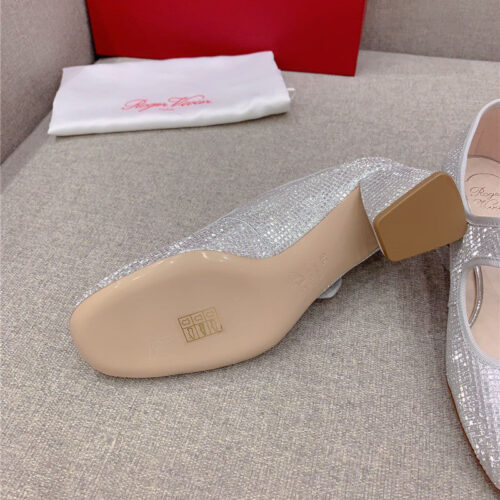 High Quality Luxury Roger Vivor New High Heel Mary Jane Shoes product detail