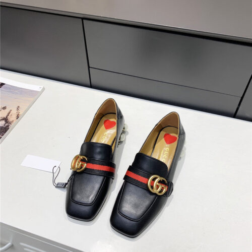 High Quality Luxury Gucci Pearl Heel Shoes – Style 42995 alternate view