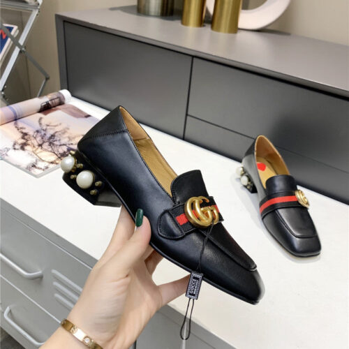High Quality Luxury Gucci Pearl Heel Shoes – Style 42995 product detail