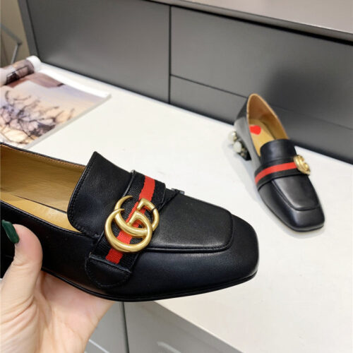 High Quality Luxury Gucci Pearl Heel Shoes – Style 42995 product detail