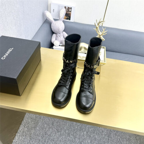 High Quality Luxury Chanel New Martin Boots – Style 82438 alternate view