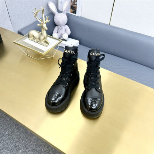 High Quality Luxury Chanel New Martin Boots – Style 08422 alternate view