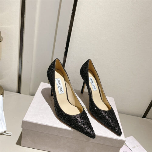 High Quality Luxury Jimmy Choo New Last Type Stiletto High Heels
