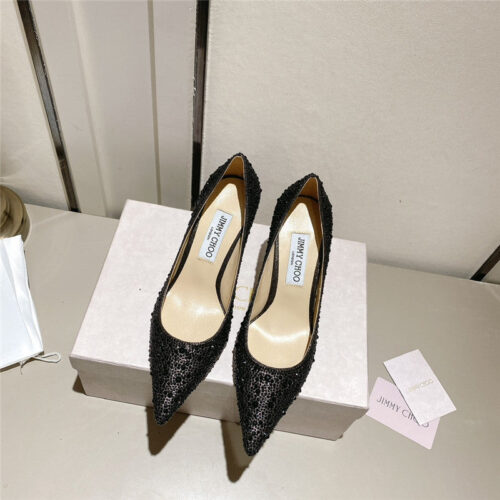 High Quality Luxury Jimmy Choo New Last Type Stiletto High Heels product detail