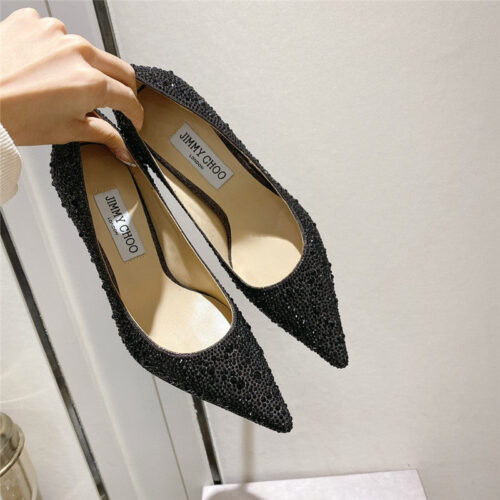 High Quality Luxury Jimmy Choo New Last Type Stiletto High Heels product detail