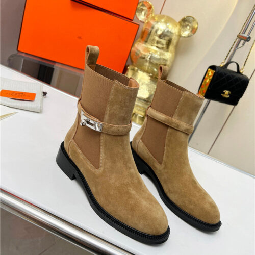 High Quality Luxury Hermes New Classic Boots – Style 83331 alternate view