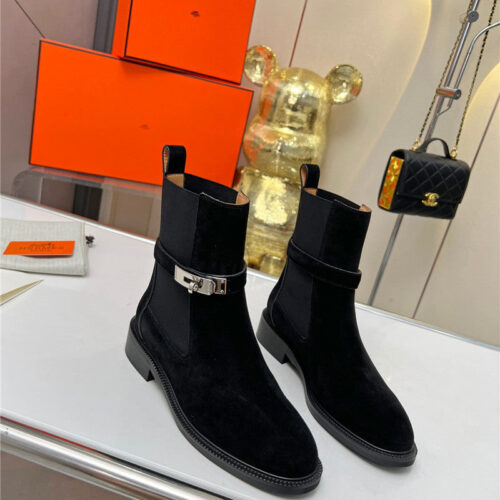 High Quality Luxury Hermes New Classic Boots – Style 81635 alternate view