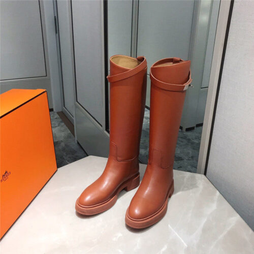 High Quality Luxury Hermes New Classic Boots – Style 68067 alternate view