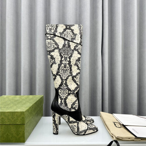 High Quality Luxury Gucci Fall And Winter Catwalk Equestrian Boots product detail