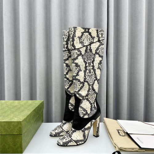High Quality Luxury Gucci Fall And Winter Catwalk Equestrian Boots product detail