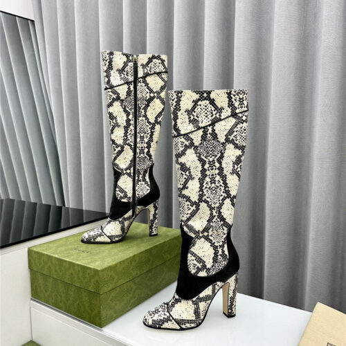 High Quality Luxury Gucci Fall And Winter Catwalk Equestrian Boots product detail