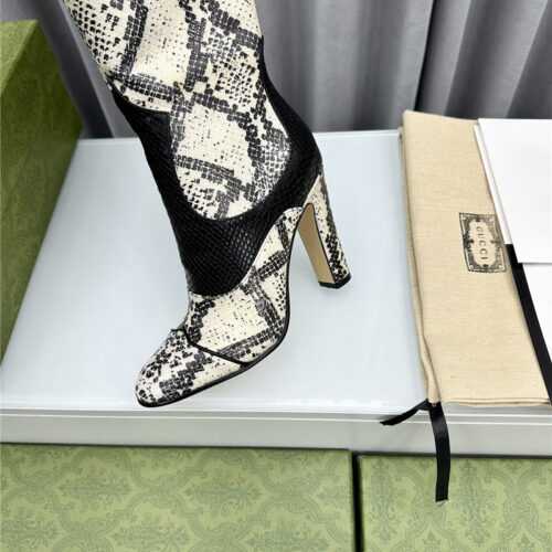 High Quality Luxury Gucci Fall And Winter Catwalk Equestrian Boots product detail