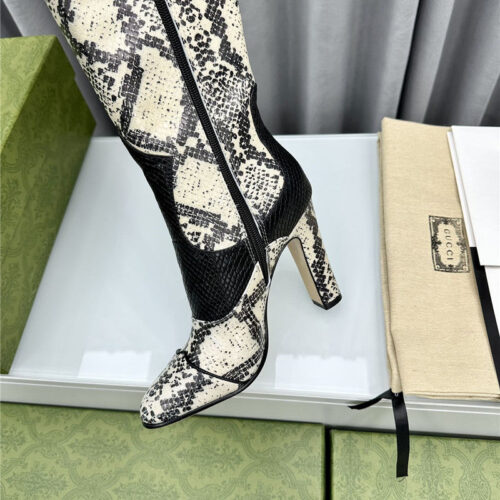 High Quality Luxury Gucci Fall And Winter Catwalk Equestrian Boots product detail