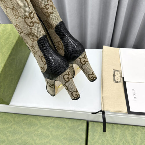High Quality Luxury Gucci Fall And Winter Catwalk Equestrian Boots – Style 84211 product detail