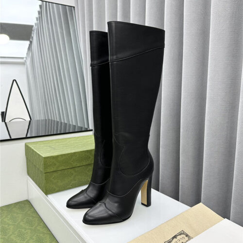 High Quality Luxury Gucci Fall And Winter Catwalk Equestrian Boots – Style 16979 product detail
