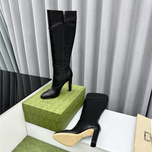 High Quality Luxury Gucci Fall And Winter Catwalk Equestrian Boots – Style 16979 product detail