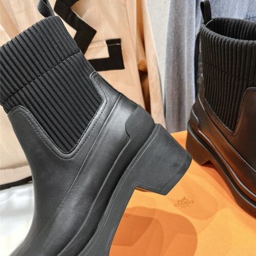 High Quality Luxury Hermes New Autumn And Winter Chelsea Boots – Style 52259 product detail