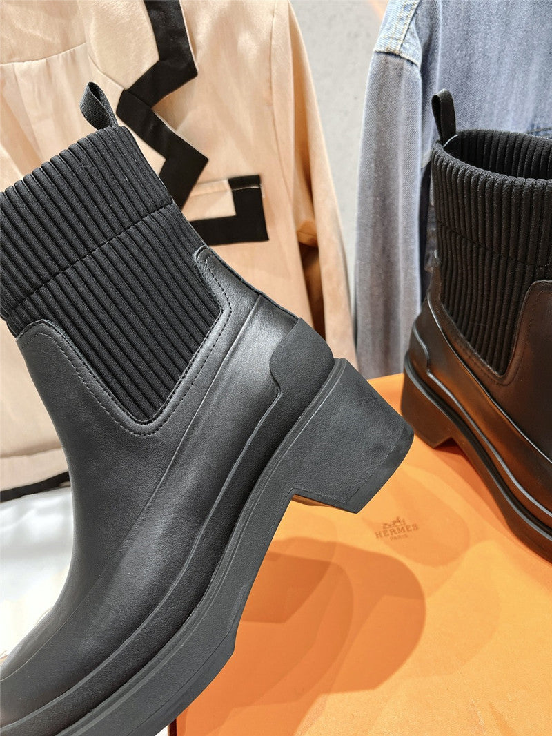 High Quality Luxury Hermes New Autumn And Winter Chelsea Boots – Style 52259 product detail