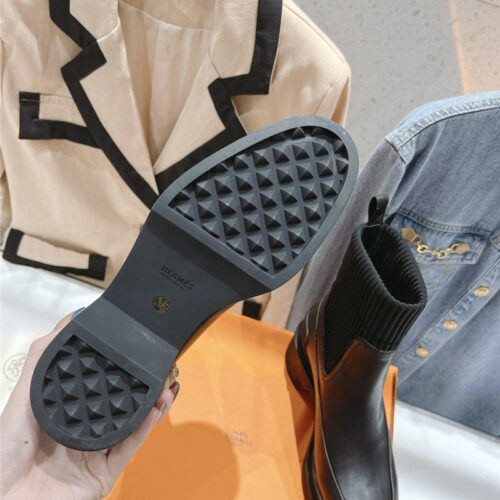 High Quality Luxury Hermes New Autumn And Winter Chelsea Boots – Style 52259 product detail