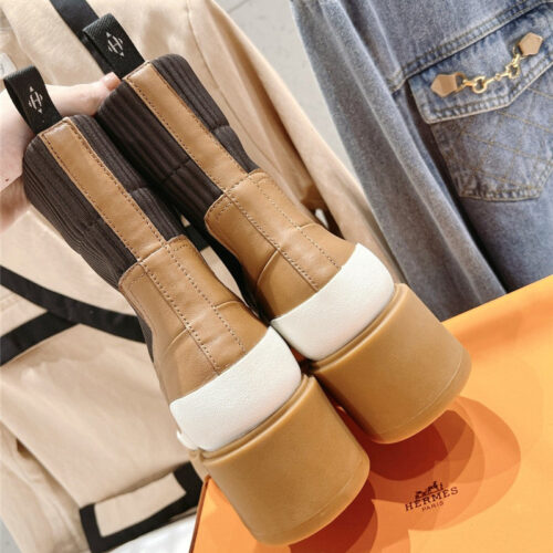 High Quality Luxury Hermes New Autumn And Winter Chelsea Boots – Style 85027 product detail