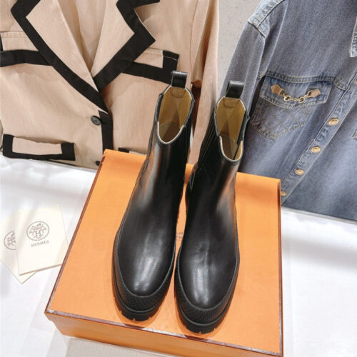 High Quality Luxury Hermes New Autumn And Winter Chelsea Boots product detail