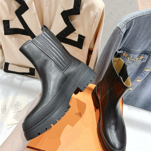 High Quality Luxury Hermes New Autumn And Winter Chelsea Boots product detail