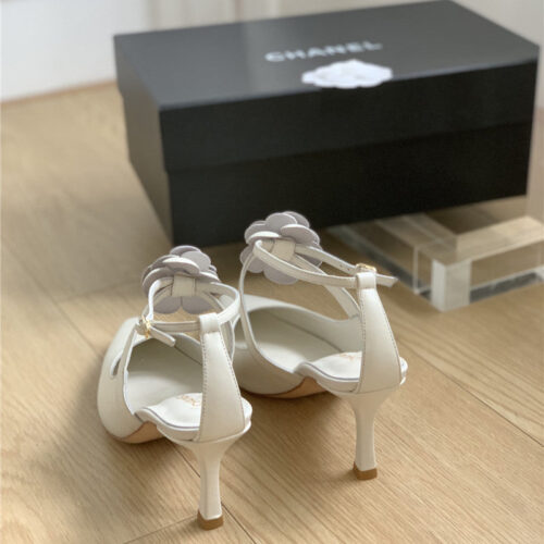 High Quality Luxury Chanel Camellia Thong Sandals product detail