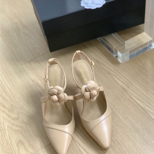 High Quality Luxury Chanel Camellia Thong Sandals – Style 89350 product detail