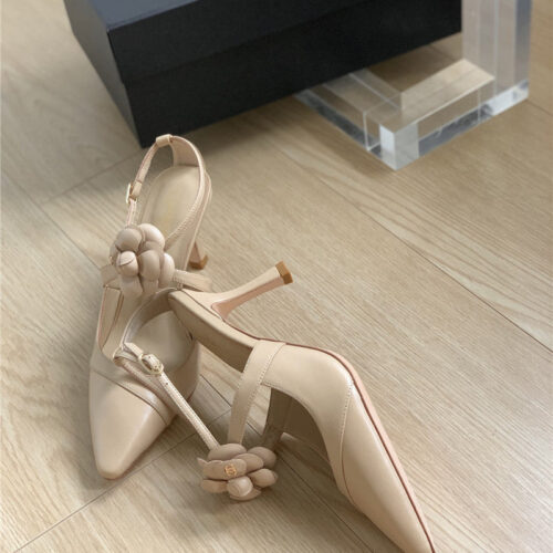 High Quality Luxury Chanel Camellia Thong Sandals – Style 89350 product detail